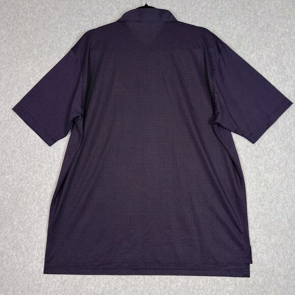 Turtleson Shirt Mens XL Tour Performance Golf Polo Houston Oaks Country Club - Picture 6 of 7